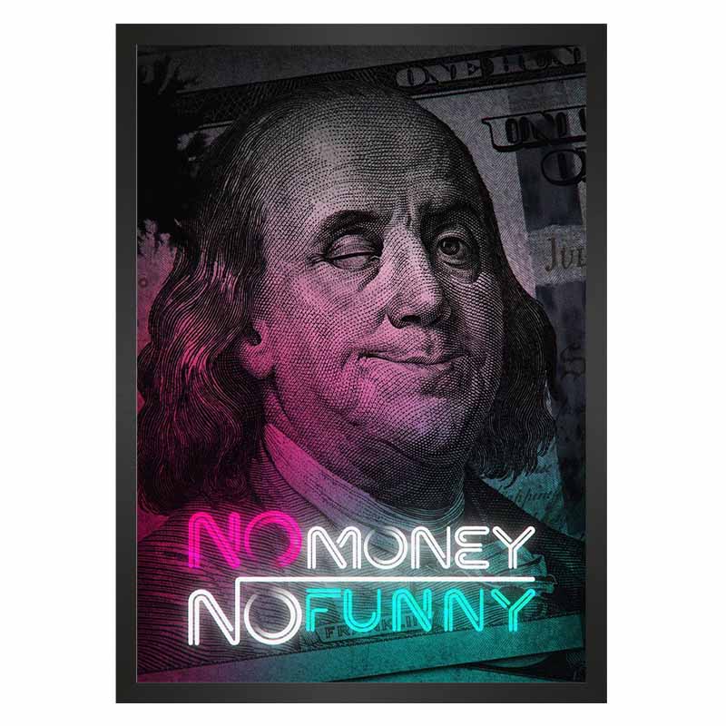 تابلو no money no funny